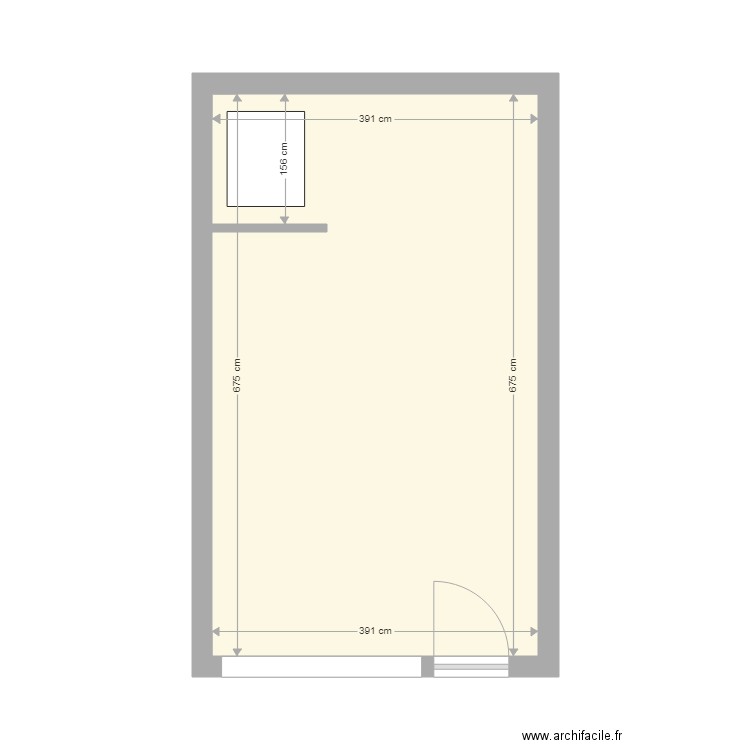 STELLA CAFE AVANT TRAVAUX. Plan de 0 pièce et 0 m2