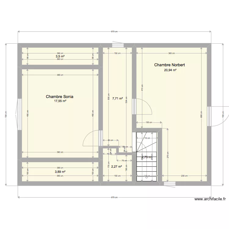 Maison mamy étage. Plan de Maison mamy étage. Plan de
