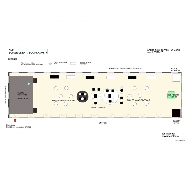 BNP EVENT CLIENT 2017. Plan de 0 pièce et 0 m2