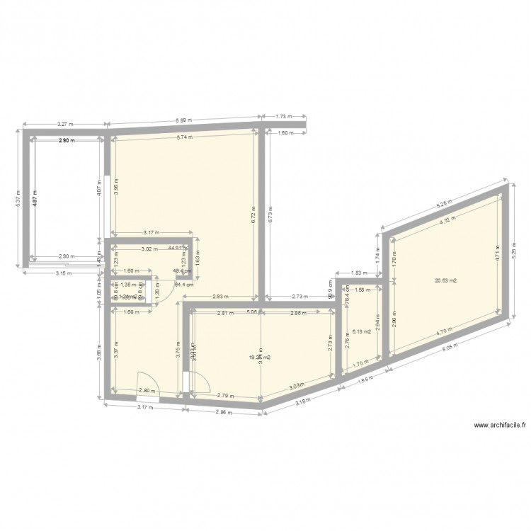 REYNAUD. Plan de 0 pièce et 0 m2