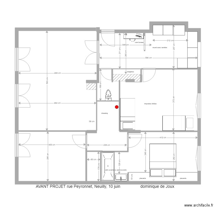 Trollé EXISTANT Projet 10 juin. Plan de 0 pièce et 0 m2