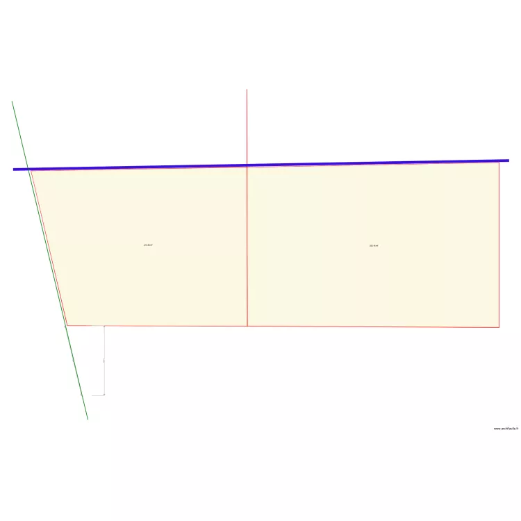 plan masse lotissement. Plan de 