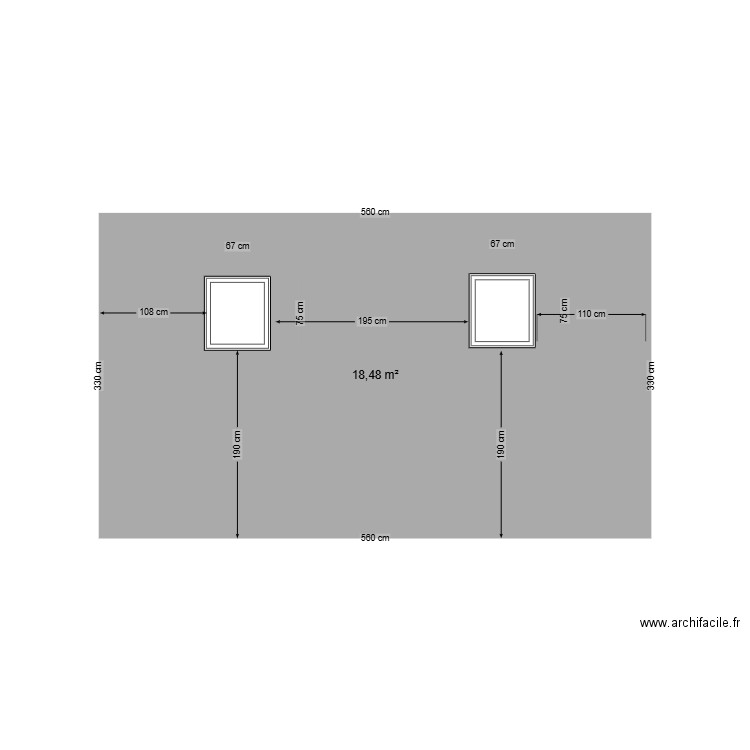 FACADE EST. Plan de 0 pièce et 0 m2