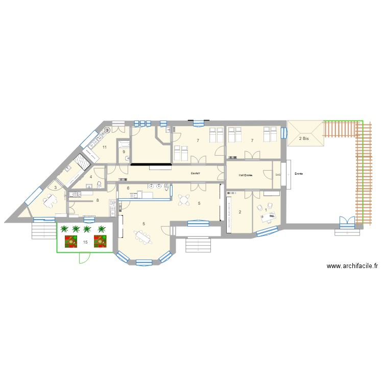 CRECHE PLAN BATISSE B. Plan de 0 pièce et 0 m2