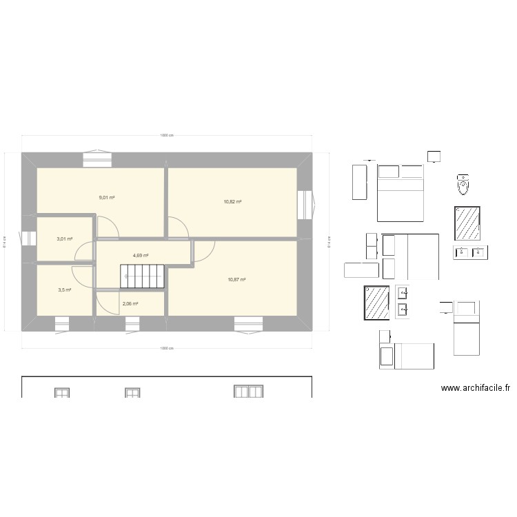 Gite 2 - esc B - R1 C. Plan de 0 pièce et 0 m2