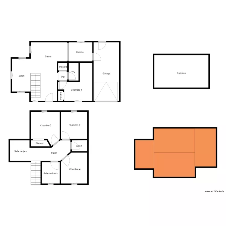 BEAUGENDRE noyal/vilaine. Plan de 