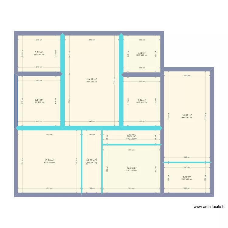 PETIT POINCARE. Plan de 