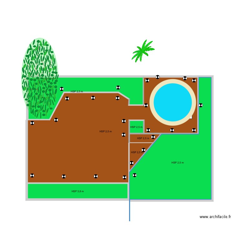 jardin1. Plan de 0 pièce et 0 m2