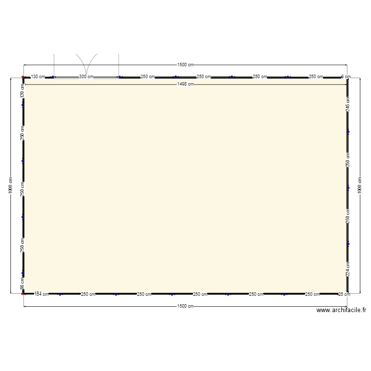 100mx150m Client Rassiyat. Plan de 0 pièce et 0 m2