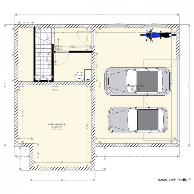 PLAN SOUS SOL PROJET SWENDER ROBERT. Plan de 0 pièce et 0 m2