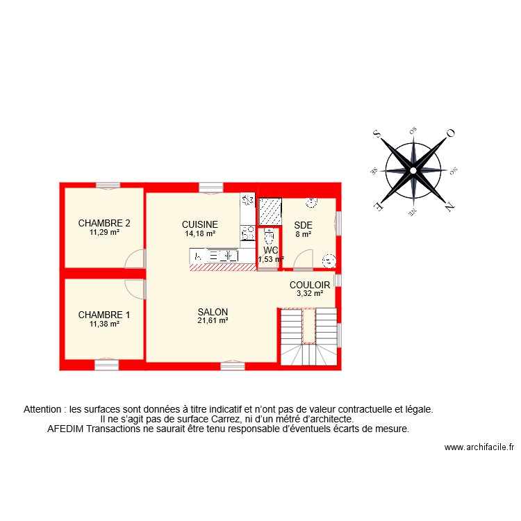 BI 6687 ETAGE. Plan de 0 pièce et 0 m2