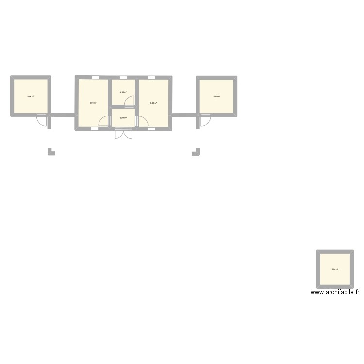 Projet Ntoula 1. Plan de 0 pièce et 0 m2