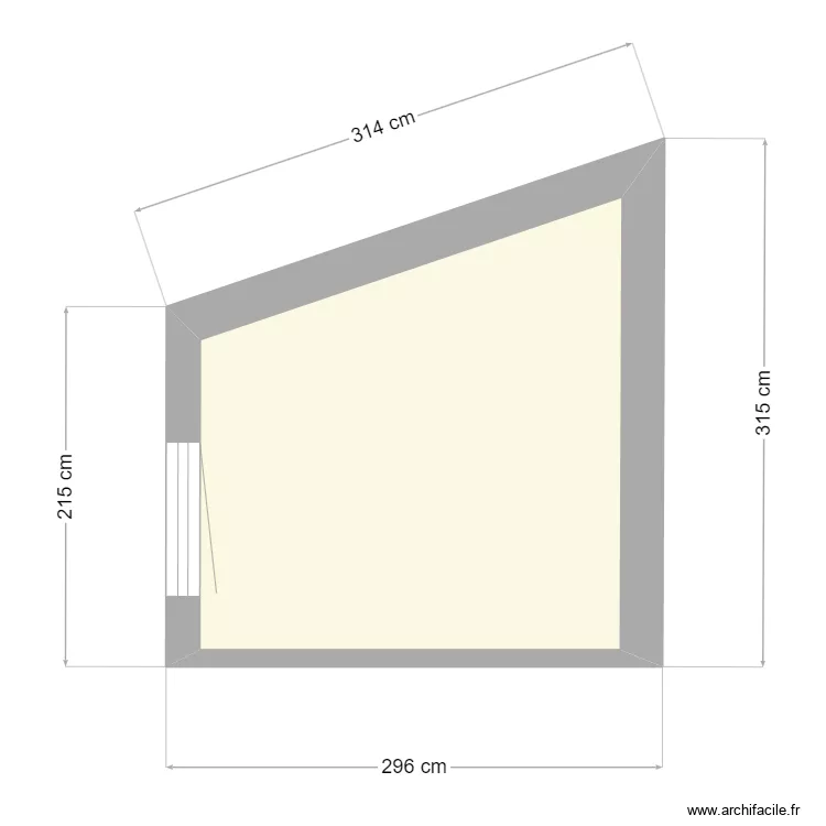 Menton Chambre filles du fond. Plan de Menton Chambre filles du fond. Plan de