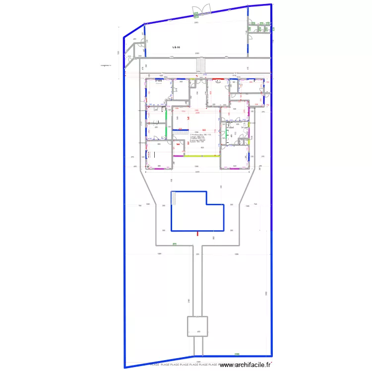 A LG 92 sans. Plan de 