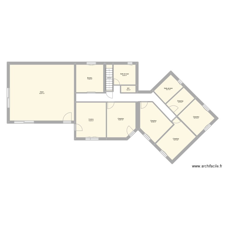 Maison. Plan de 0 pièce et 0 m2