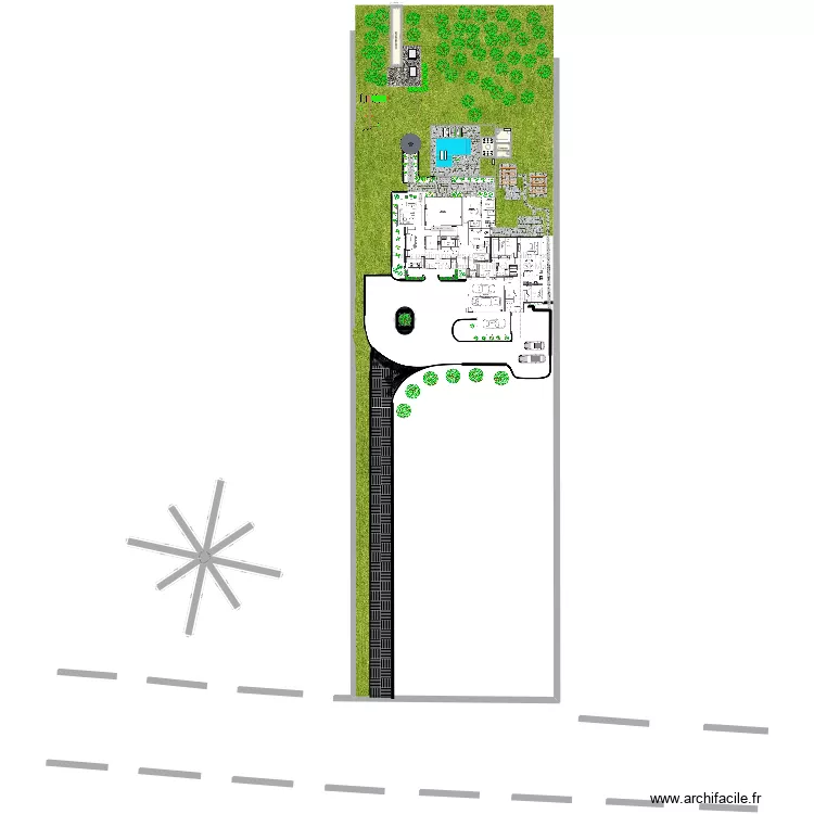 FINAL FINAL AVEC POOL HOUSE (KRYSTEL!!!). Plan de 4 et 173 m² FINAL FINAL AVEC POOL HOUSE (KRYSTEL!!!). Plan de 4 et 173 m²