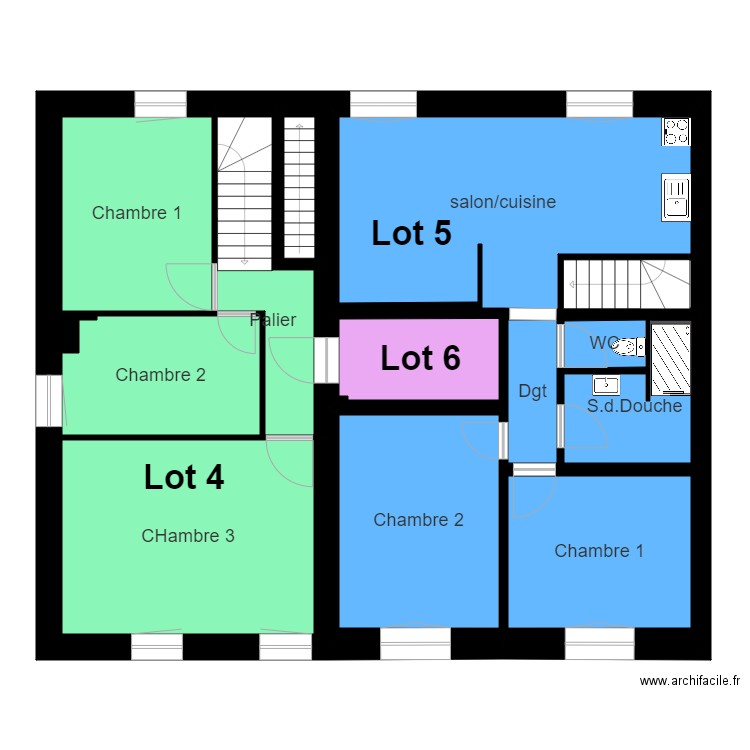 batelot 1er EDD. Plan de 0 pièce et 0 m2