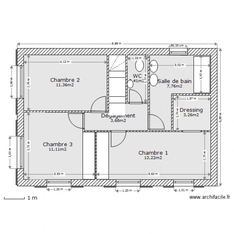 Projet DAVIS N1 V3. Plan de 0 pièce et 0 m2