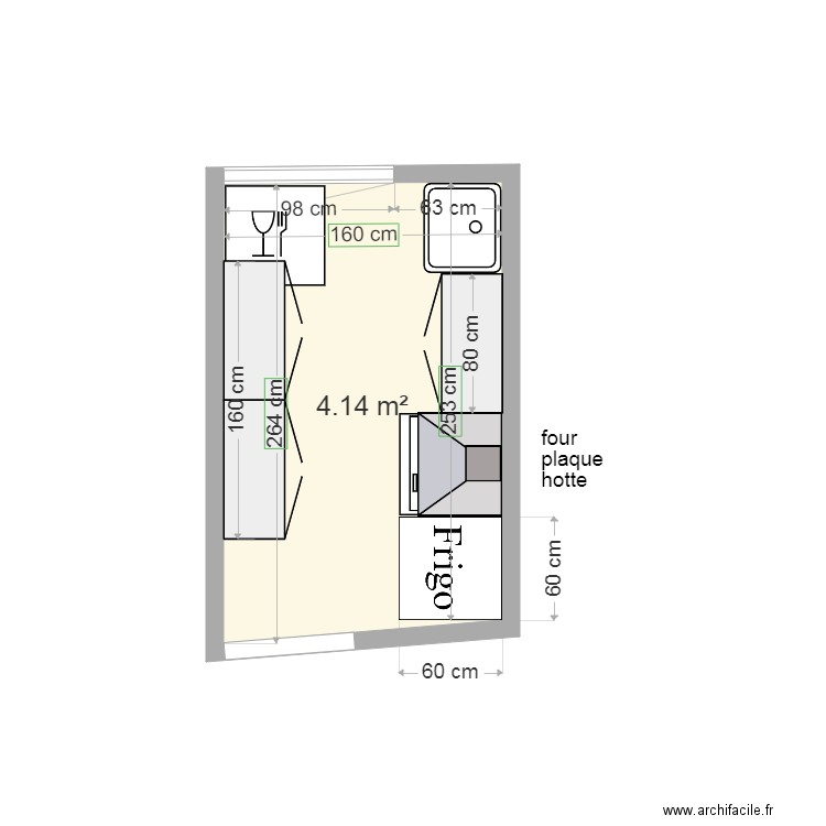 cuisine premier. Plan de 0 pièce et 0 m2