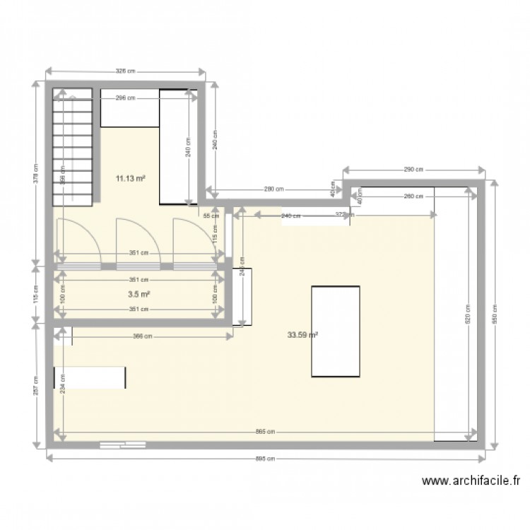 Boutique Amenagement définitif. Plan de 0 pièce et 0 m2