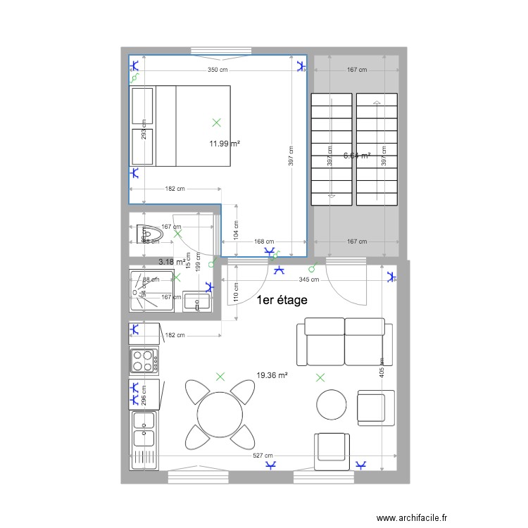 Mtype ROSSINI 1 etage LD. Plan de 0 pièce et 0 m2