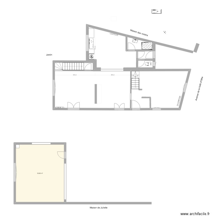 PLAN JUIN 23 - annexe + petite. Plan de 0 pièce et 0 m2