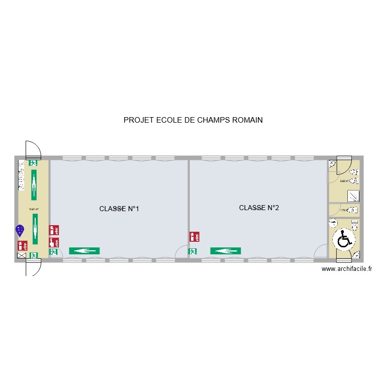 champs romain eccole 3. Plan de 0 pièce et 0 m2