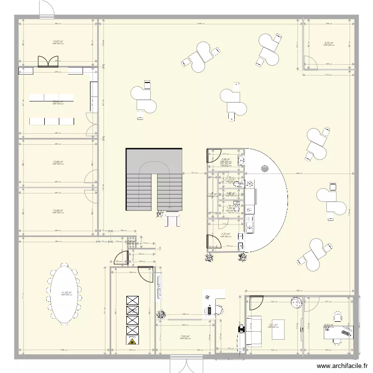LOCAUX EYBENS RDCH 06 10 21. Plan de 