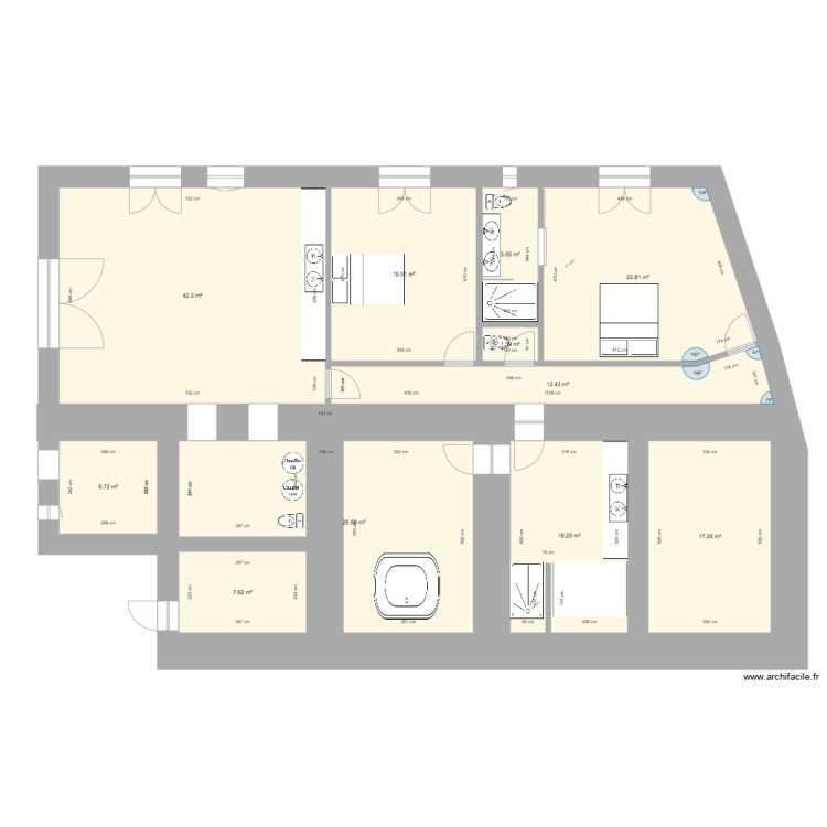 plan archi origine. Plan de 0 pièce et 0 m2