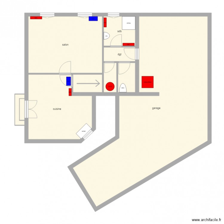 QUICHON. Plan de 0 pièce et 0 m2