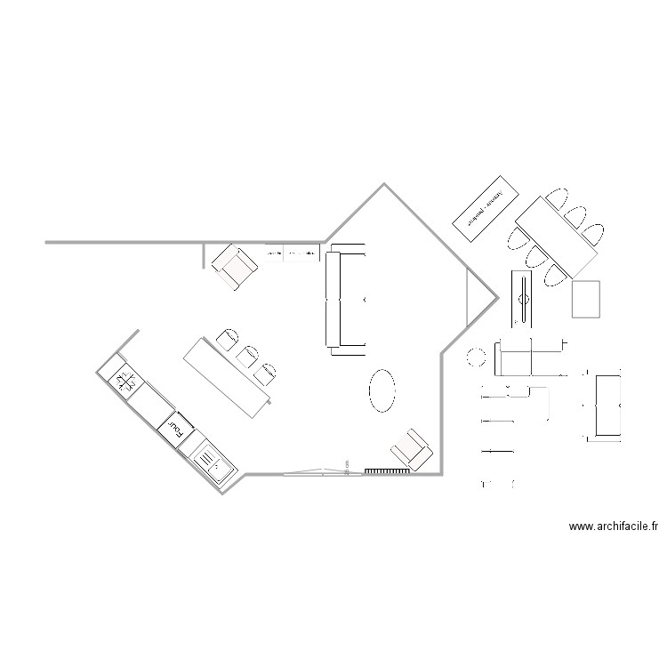 salon vivi. Plan de 0 pièce et 0 m2