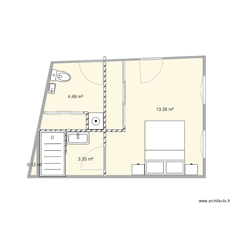 Appartement 3 . Plan de 0 pièce et 0 m2