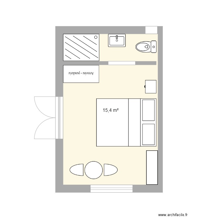 chambre hote 1. Plan de 0 pièce et 0 m2