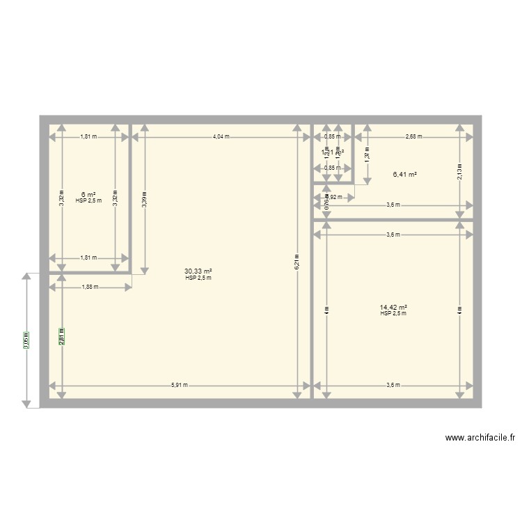 michel o7. Plan de 0 pièce et 0 m2