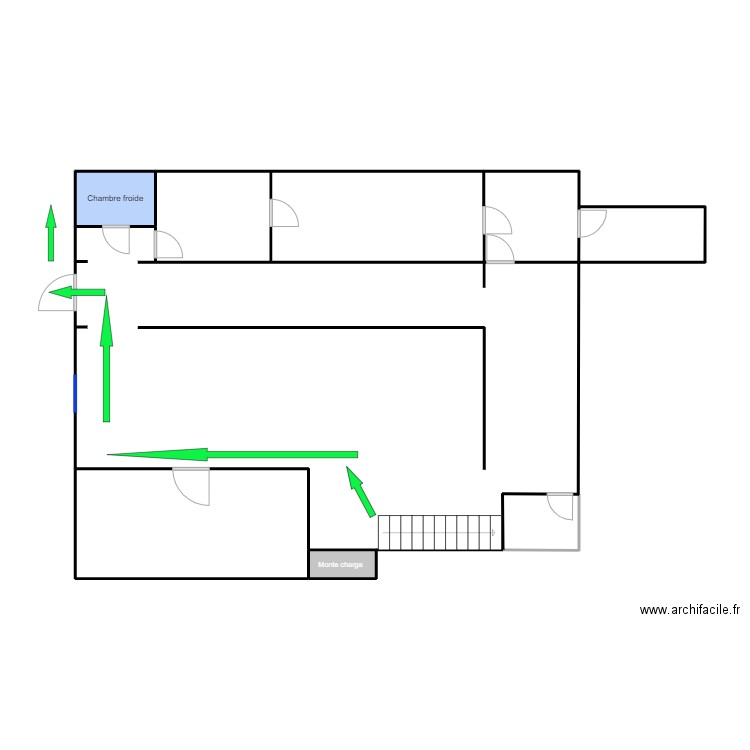 cave chateau du billet evac. Plan de 7 pièces et 98 m2