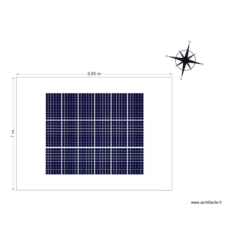 MAISON ANGLADE. Plan de 