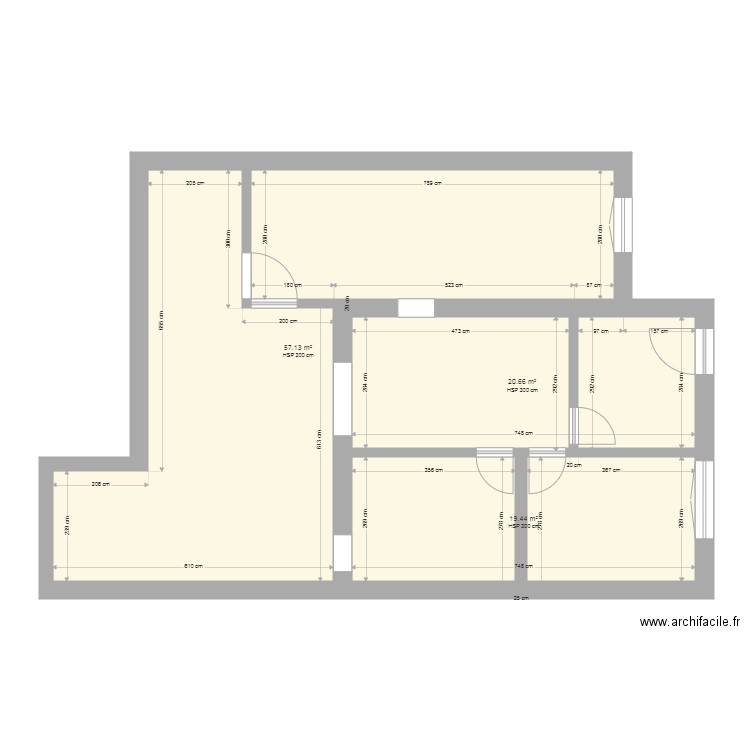 Rosoux etage 1. Plan de 0 pièce et 0 m2