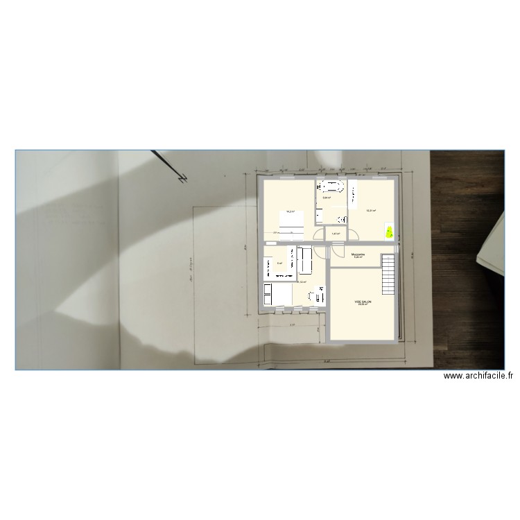 étage . Plan de 0 pièce et 0 m2