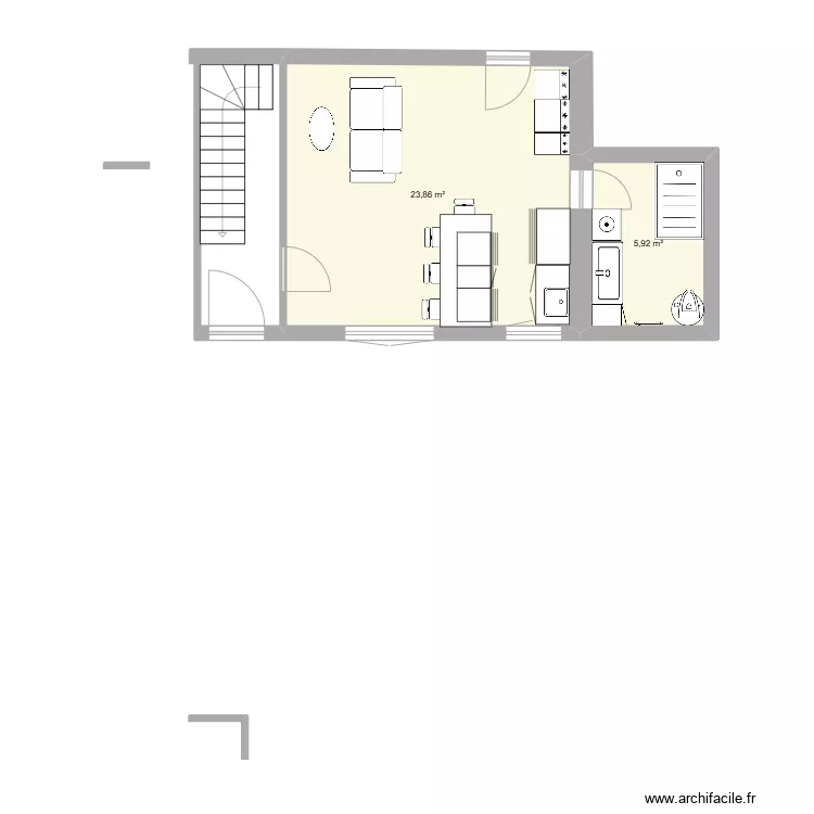Long&egrave;re 1. Plan de 