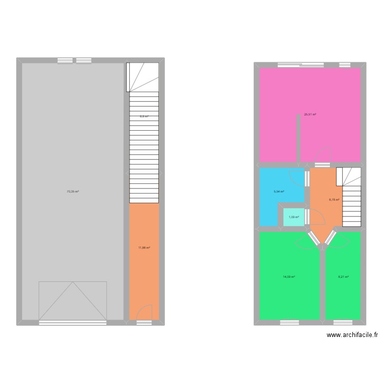 Heid des Fawes. Plan de 0 pièce et 0 m2