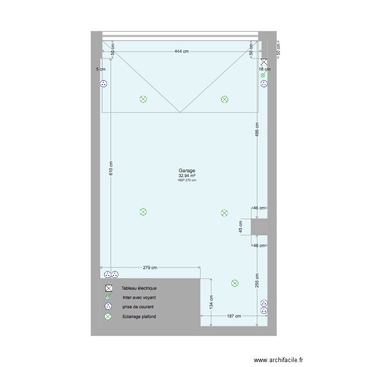 Garage Lou Suquetan. Plan de 0 pièce et 0 m2