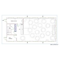 Plan de table quinconce