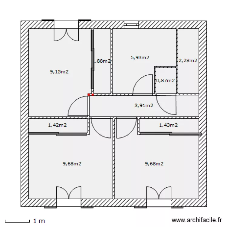 etage. Plan de 
