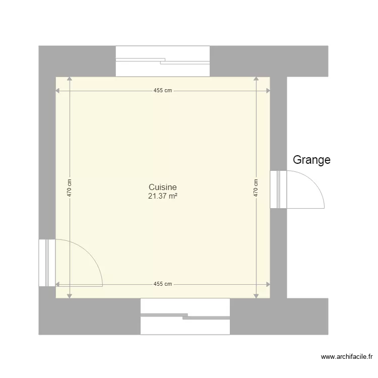 grillot RDC. Plan de 