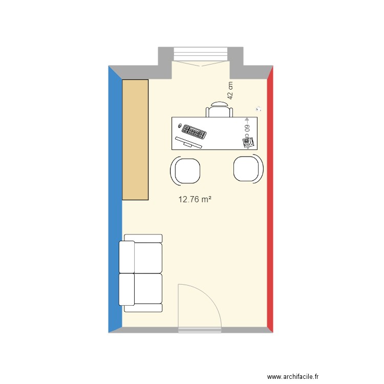 bureau chaima. Plan de 0 pièce et 0 m2