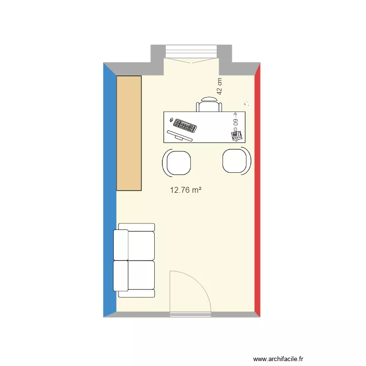 bureau chaima. Plan de 