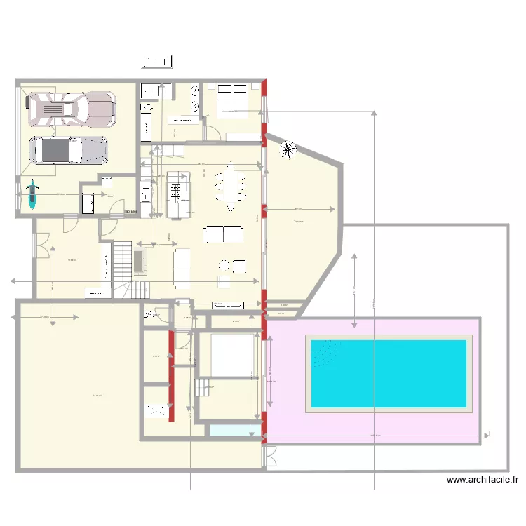 Grange SJS v31 &eacute;tage 2. Plan de 