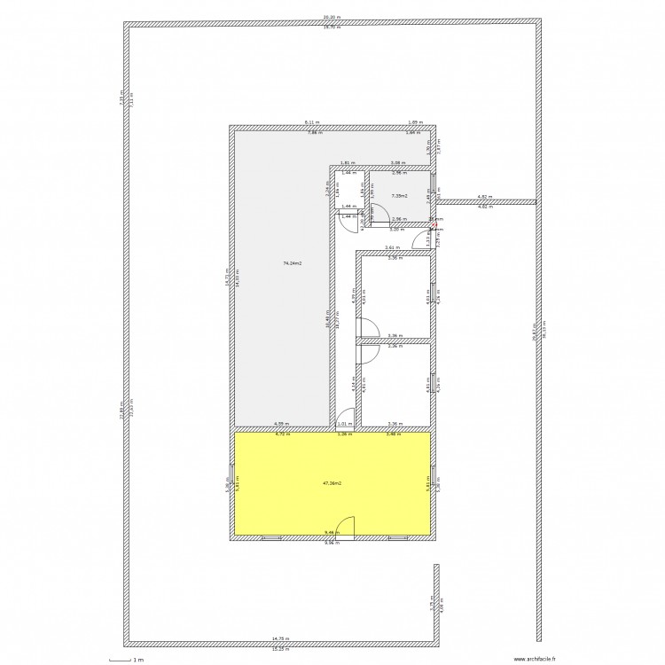 maison terrain 600m2 entree sud. Plan de 0 pièce et 0 m2