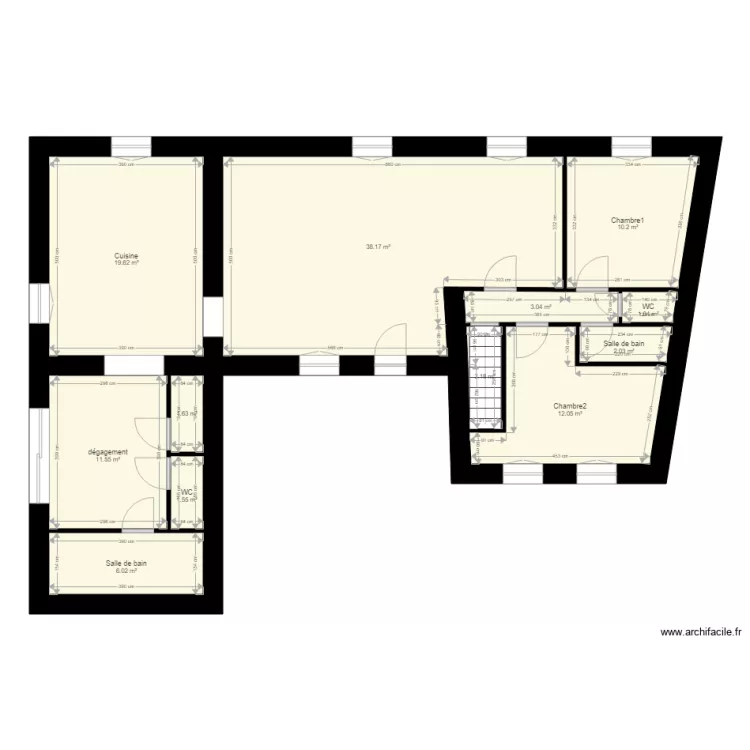 DAGOSTINO. Plan de 