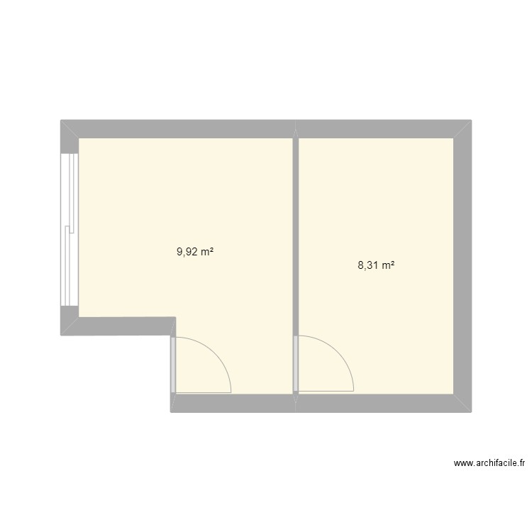 BUREAU 2. Plan de 0 pièce et 0 m2